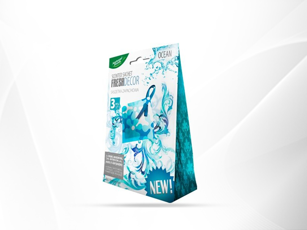 FRESH DEKOR SCENTED SACHET Ocean Fresh 3*10 ml